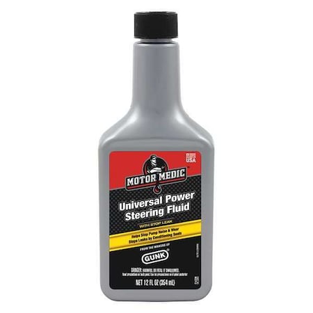 Power Steering Fluid,12 oz.,Bottle