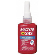 Primerless Threadlocker, LOCTITE 243, Blue, Medium Strength, Liquid, 50 mL Bottle