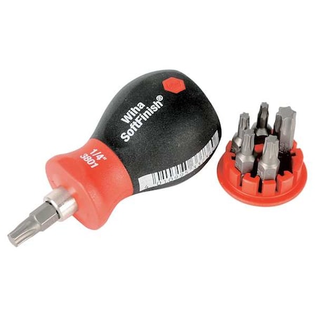 Stubby Torx Bit Set,Pieces 6