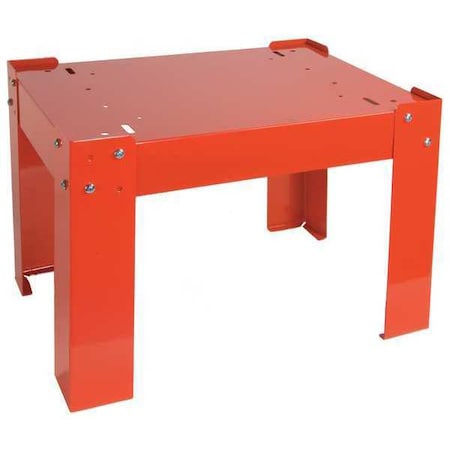 Base for Slide Rack Cabinet,D 16 1/4,Red