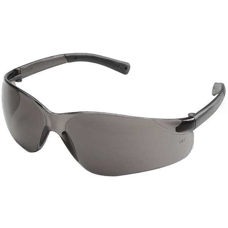 Safety Glasses, Wasko Series, Anti-Scratch Lens, Polycarbonate, Frameless, Wraparound, Gray