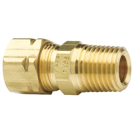 3/8" Compression x MNPT Low Lead Brass Connector