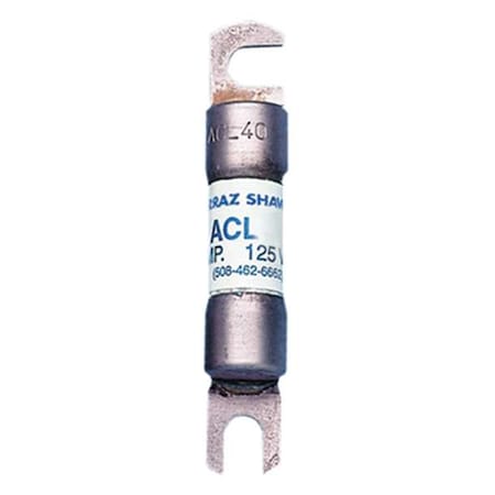 Forklift Limiter Fuse, ACL Series, 50A, Time-Delay, Not Rated, Bolt-On