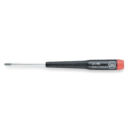 Precision Screwdriver,Phillips,No 0x2 in.