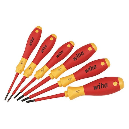 Insulated Screwdriver Set,Torx(R),6 pcs
