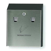 Ash Tray,1-19/32 gal.,Black