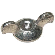 Wing Nut, 5/16"-18, Steel, Zinc Plated, 0.563 in Ht, 1-1/2 in Max Wing Span, 10 PK
