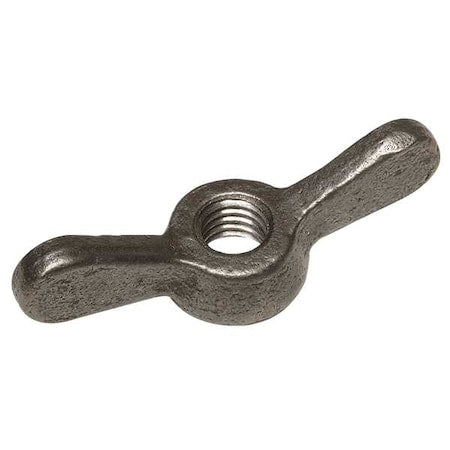 Wing Nut, 1/2"-13, Steel, Black Oxide, 0.75 in Ht, 3 in Max Wing Span, 10 PK