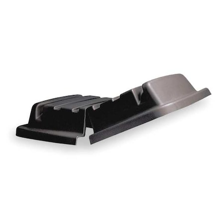Cube Truck Lid, Black, Hinged, 8-1/2inH