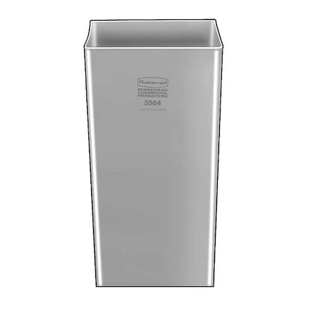 25 gal Rigid Liners, 16 1/4 in x 28 1/2 in, Gray