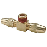 Tee,Brass,Comp3/8",MNPT1/4",Comp3/8"
