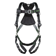 Revolution(R) Full Body Harness, L/XL, 400 lb., Quick-Connect Chest/ Tongue Leg Straps, Back D-Ring