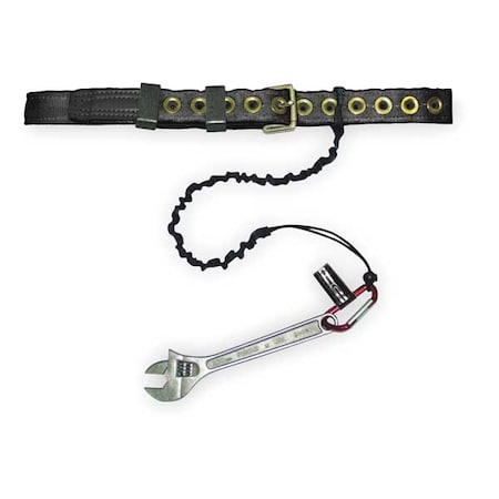 Tool Lanyard, Black, Nylon, 5 Lb.