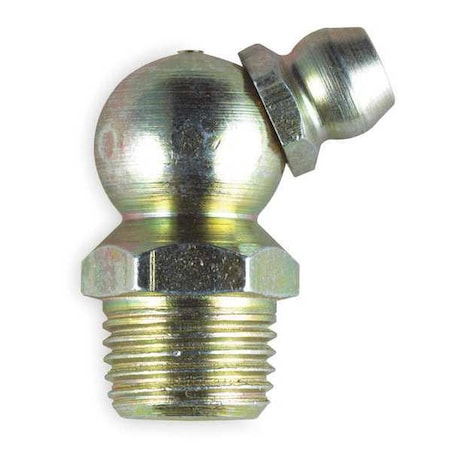 Grease Fitting,65deg,1/8-27 .86 OA,PK10