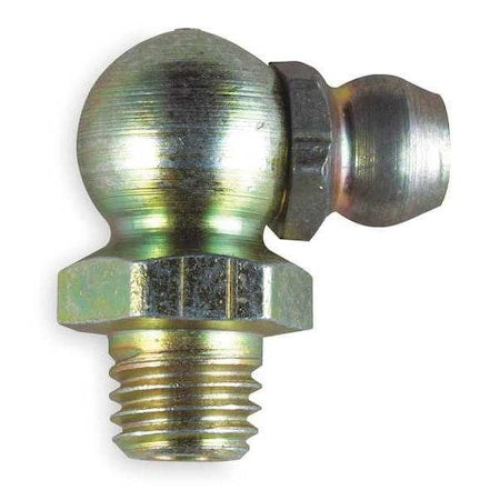 Grease Fitting,90deg,1/4-28 Sae 76,PK10