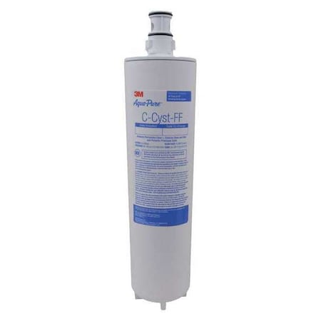 Quick Connect Filter, 1.5 gpm, 0.5 Micron, 3.188" O.D., 11 57/64 in H