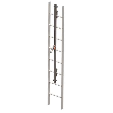 GlideLoc Vertical Access Ladder System Kit, 100 ft Length, 310 lb Weight Capacity