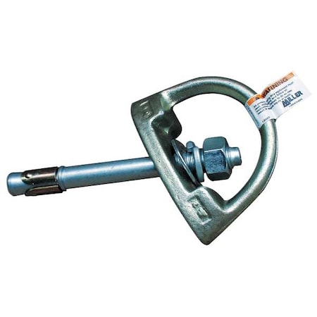 D-Bolt Anchor Connector, 7 in Length, 400 lb Weigth Capacity, Steel Anchor