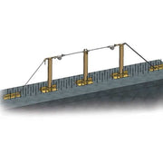 Xenon Temporary Horizontal Lifeline, 180 ft Length, 310 lb Weight Capacity