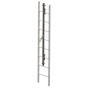 GlideLoc Vertical Access Ladder System Kit, 30 ft Length, 310 lb Weight Capacity