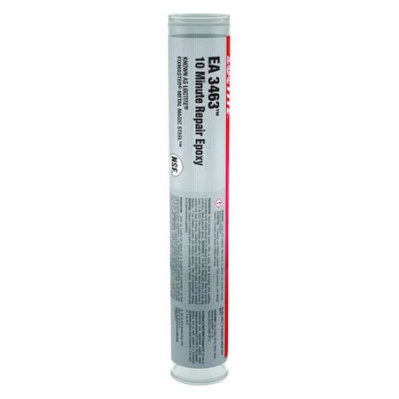 Putty, Metal Repair, 4 oz Stick, EA 3463, 10 Minute Repair Epoxy