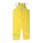 FR Rain Bib Overall, Nylon, 32 in Inseam, 48 in to 50 in Waist, 6.7 mil Thickness, Yellow, 3XL