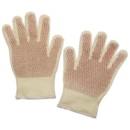 Condor Heat Resistant Gloves, Kevlar(R)/Cotton, 400  Degrees F Max Temp., Knit Cuff XL ( 10 ), 1 PR