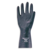 AlphaTec(R) 29-865 Chemical Resistant Gloves, Neoprene, 13 in L, 17 mil, Black, 8, 1 PR