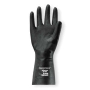 AlphaTec(R) 29-865 Chemical Resistant Gloves, Neoprene, 13 in L, 17 mil, Black, 9, 1 PR