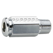 1/4" Compression Chrome Plated Brass Pipe Coupler 5PK