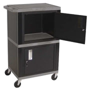 Audio-Visual Cart,200 lb.,Gray,24 In. L
