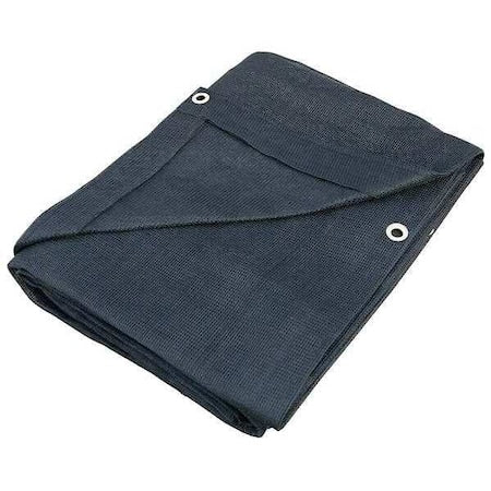 Standard Duty Tarp, 10 x 24 ft, 10 Mil, Black, Polyethylene