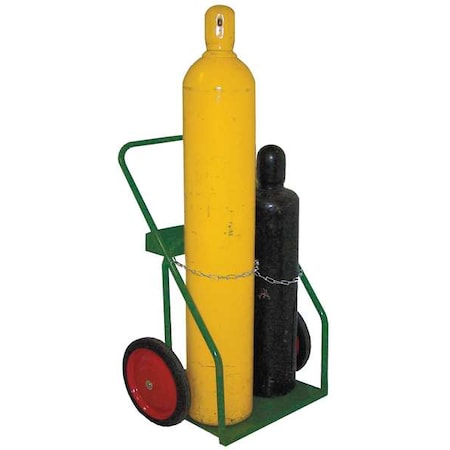 Welding Cylinder Truck,2 Cyl,400 lb.