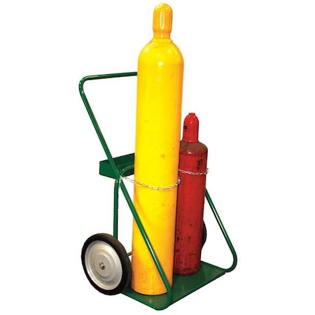 Welding Cylinder Truck,2 Cyl,400 lb.