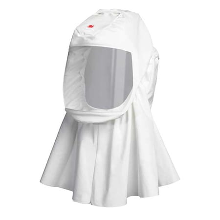 Hood with Neck Coverage, Versaflo, Integrated, ,M/L