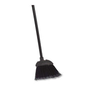 7 7/8 in Sweep Face Lobby Broom, Synthetic, Black