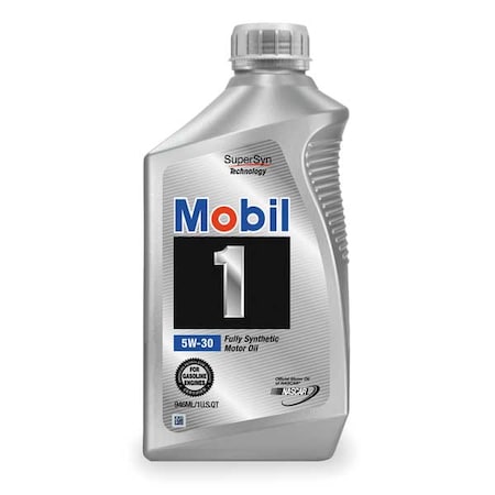 1 Qt. 5W-30 Mobil 1 Synthetic Motor Oil