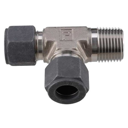 1/4" x 3/8" CPI x MNPT SS Male Run Tee