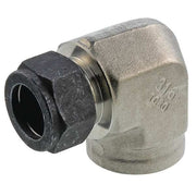 Elbow, SS, Comp. 1/4 in, FNPT 1/4 in
