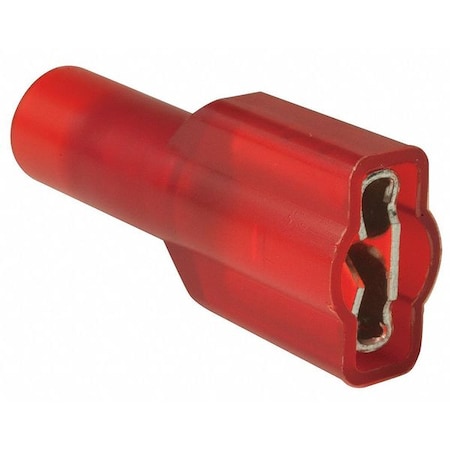 Female Disconnect, Red, 22-18AWG, PK100