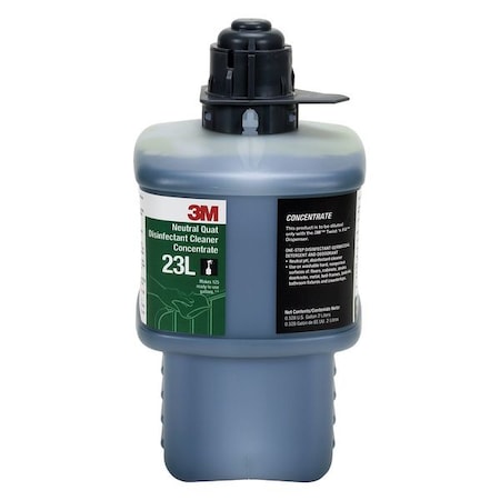 Neutral Quat Disinfecting Cleaner, 2L Bottle, Lemon, Blue