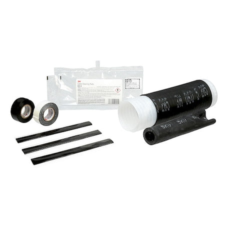 Splice Kit, 1/0 AWG Max, Black, EPDM Rubber Insulation, 8,000 V