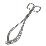 Coated Beaker Tongs,3 Jaw,Plated Steel