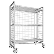 Nesting Wire Cart,21 In. W,45-1/2 In. L