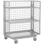 Nesting Wire Cart,25 In. W,58 In. L