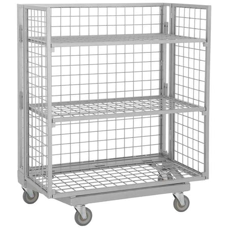 Nesting Wire Cart,25 In. W,58 In. L