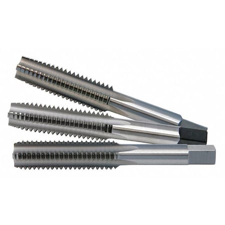 Straight Flute Hand Tap, Bottoming, Plug, Taper, 3 Flutes