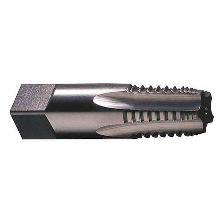 Pipe Tap, 1/8"-27, Semi-Bottoming, 5 Flutes, NPT