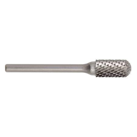 3/16x1/4 Hardened Steel Shank Standard Cut Carbide SC-14 Cle-Line 1847 Cylindrical Ball Nose Bur