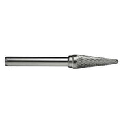 1/2x1/4 Hardened Steel Shank Double Cut Carbide SL-4 Cle-Line 1852 Included Angle Bur